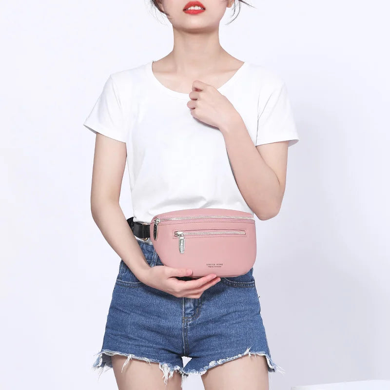 Women Multi-function Fanny Pack Waist & Chest Bag