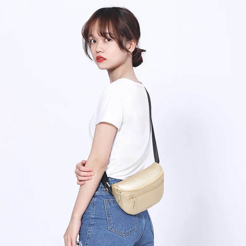 Women Multi-function Fanny Pack Waist & Chest Bag