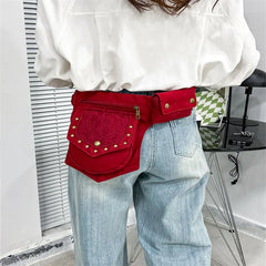 Vintage Women Fanny Pack Crossbody Bag Shoulder Chest Phone Purses