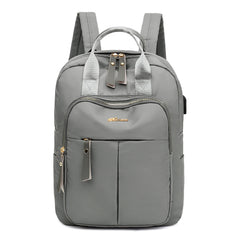 Women Backpack Classic Texture Delicate Travel Big Capacity Student