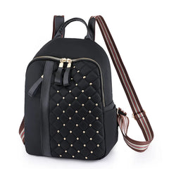 Rivet Oxford Cloth Backpack Waterproof Large Capacity Travel Bag