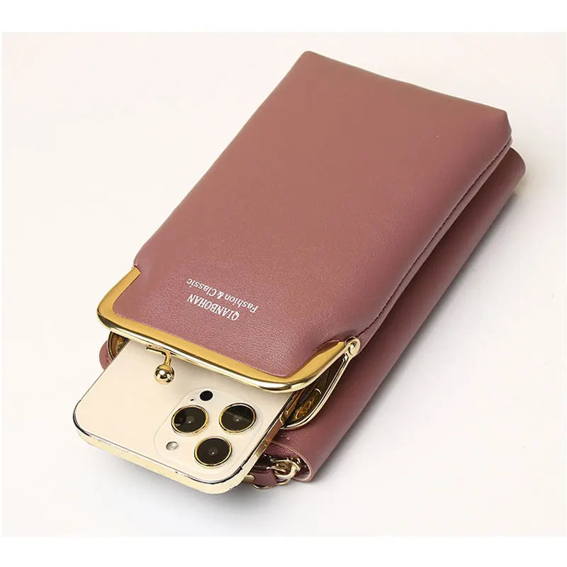 Women Bag Clip Phone Pocket Shoulder Bag Pu Leather Female Small Crossbody Bags