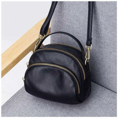 Women Bag Multi-layer PU Soft Leather Small Shoulder Messenger Crossbody Bag