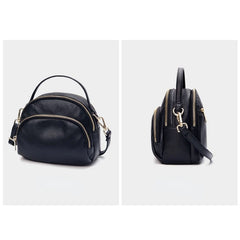 Women Bag Multi-layer PU Soft Leather Small Shoulder Messenger Crossbody Bag