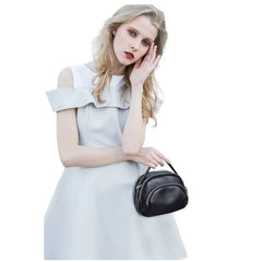 Women Bag Multi-layer PU Soft Leather Small Shoulder Messenger Crossbody Bag