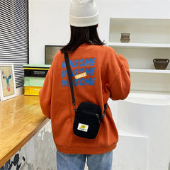 Women Corduroy Zipper Messenger Bag Autumn Winter Crossbody Shopper Bag