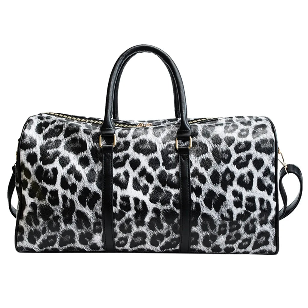 Leopard Print Large-capacity Travel Bag Women Handbag