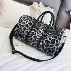 Leopard Print Large-capacity Travel Bag Women Handbag