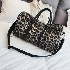 Leopard Print Large-capacity Travel Bag Women Handbag