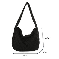 Women Lattice Shoulder Bag Casual Crossbody Bags