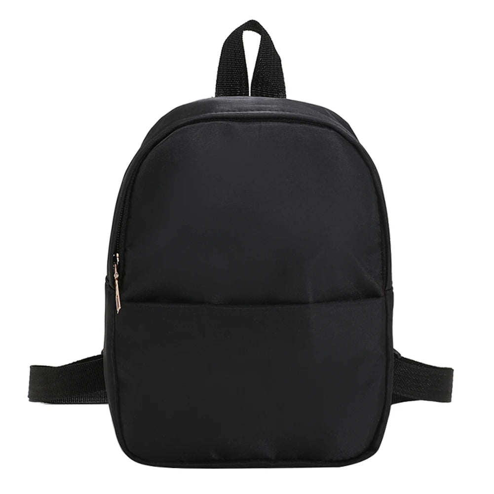 Casual Nylon Backpack for Women Girls Schoolbag