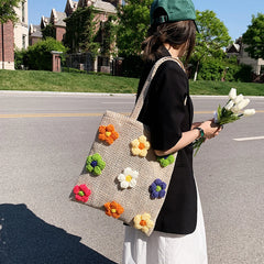 Women Single Shoulder Bags Large Beach Casual Party Travel Bags Shoulder Colors