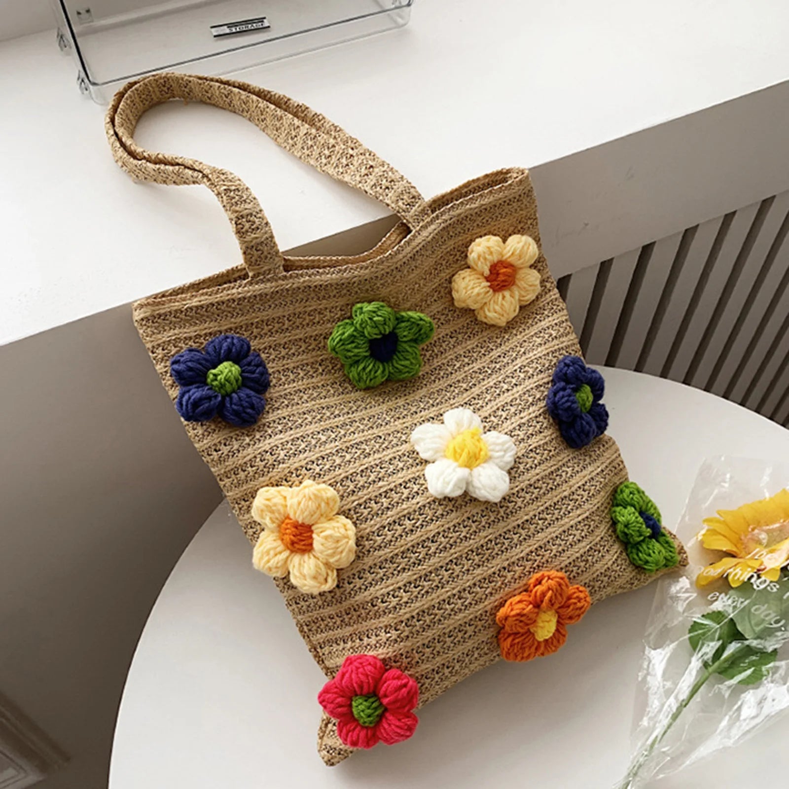 Women Single Shoulder Bags Large Beach Casual Party Travel Bags Shoulder Colors