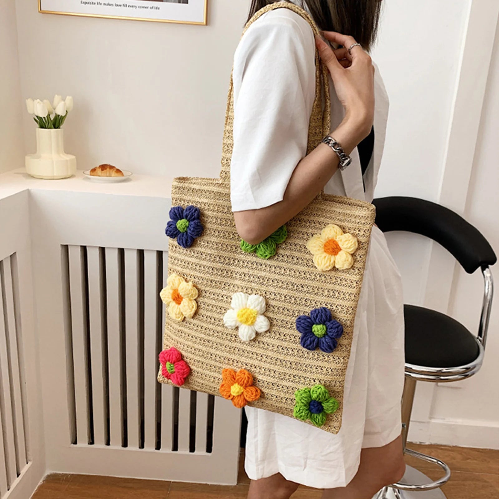 Women Single Shoulder Bags Large Beach Casual Party Travel Bags Shoulder Colors