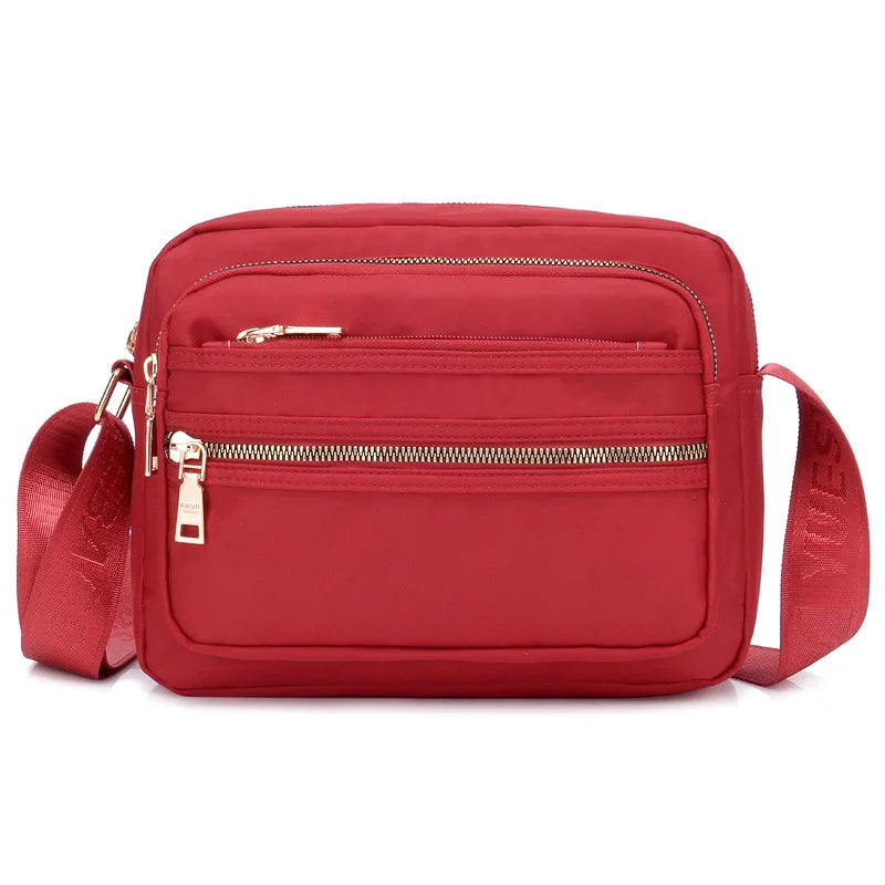 Women Waterproof Nylon Crossbody Bag