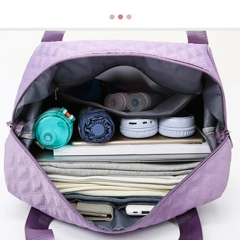 Women Folding Travel Bags Waterproof Tote Travel Luggage Bag