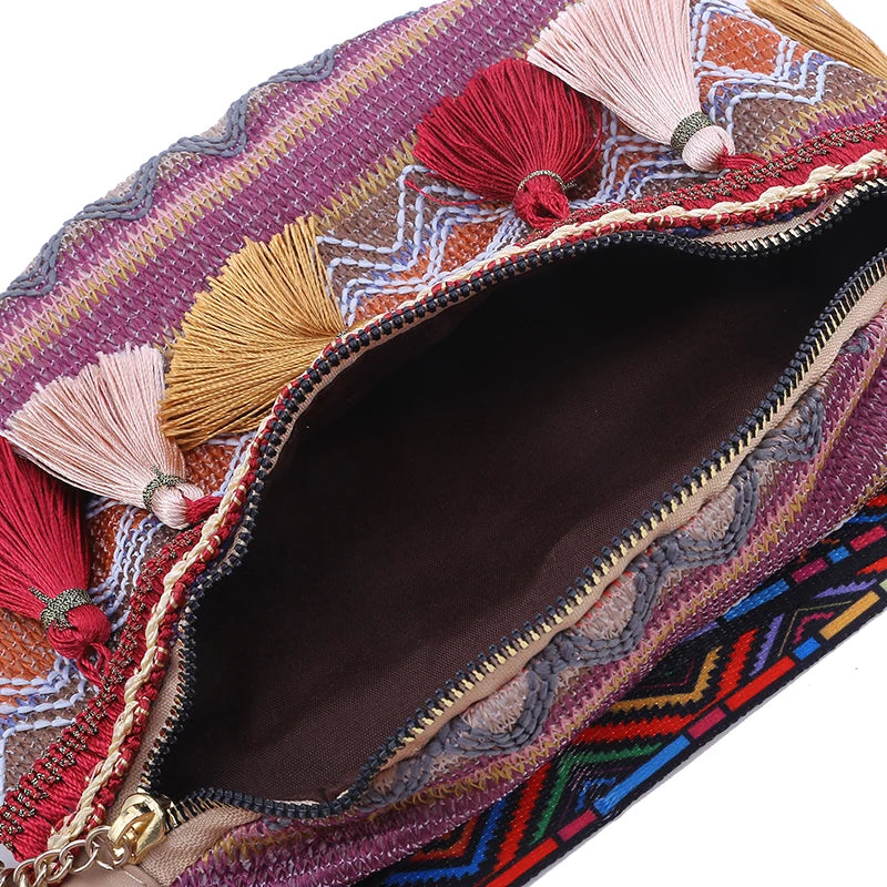 Women Folk Style Waist Bags Fanny Pack Belt Women Travel Bag