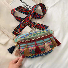 Women Folk Style Waist Bags Fanny Pack Belt Women Travel Bag