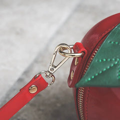 Women Cherry Bag PU Leather Shoulder Bolsa