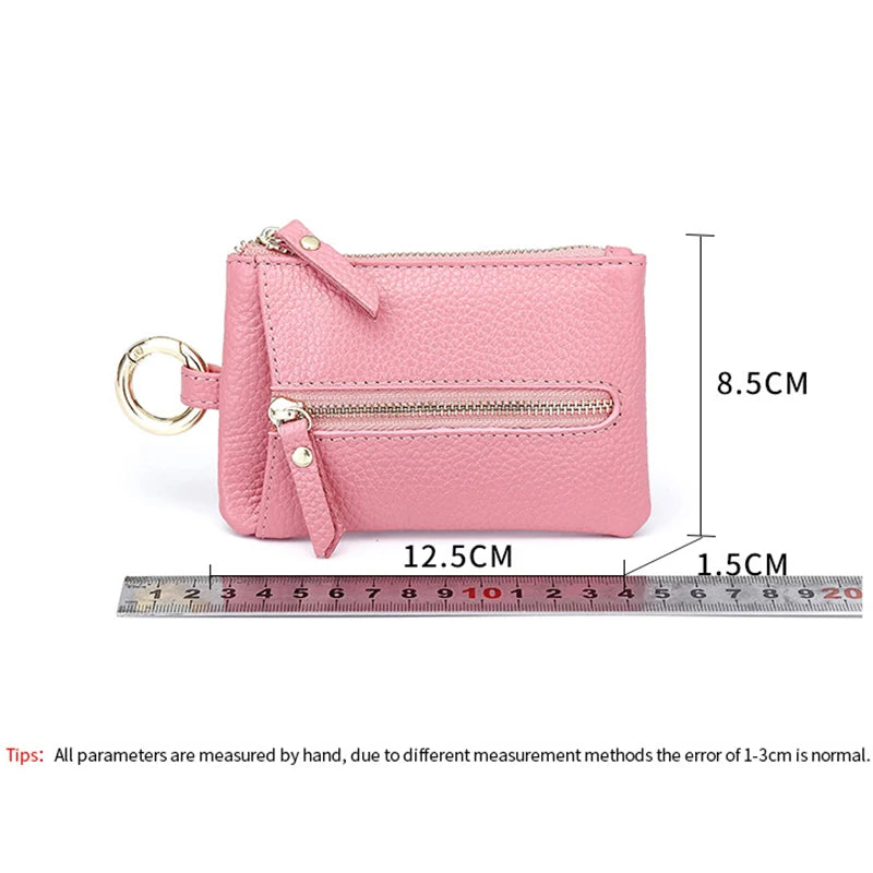 Cow Leather Key Chain Car Wallets Key Organizer Case Pouch
