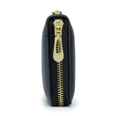 Women Leather Multifunction Zip Wallet Large Capacity
