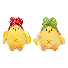 Plush Chick Shoulder Bag Cute Cartoon Zipper Bag