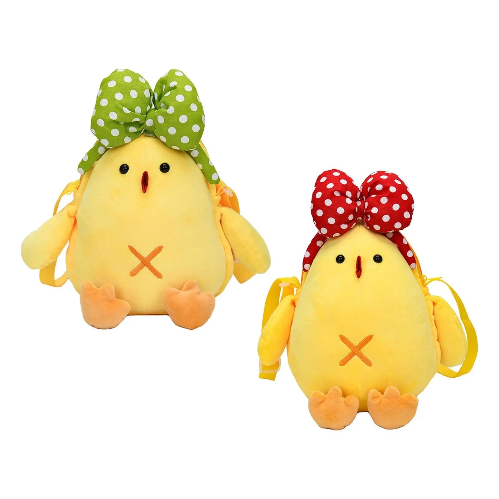 Plush Chick Shoulder Bag Cute Cartoon Zipper Bag