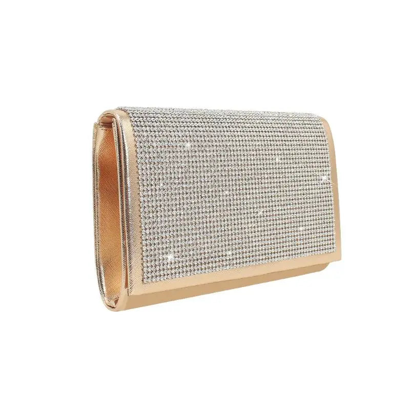 Glitter Envelope Clutch Evening Handbag for Party Chain Shoulder Bag
