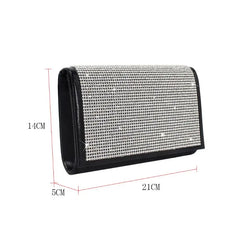 Glitter Envelope Clutch Evening Handbag for Party Chain Shoulder Bag