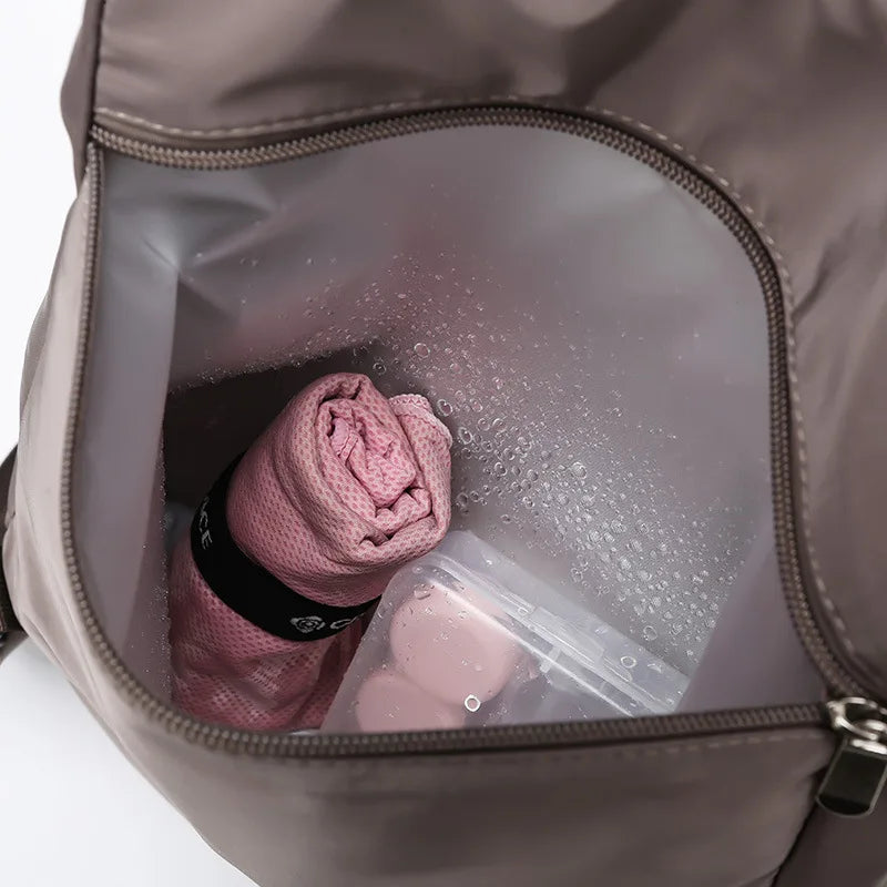 Women Gym Backpack Fitness Bag Travel Rucksack Waterproof Dry And Wet Backpack