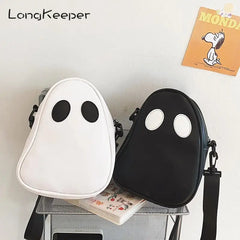 Funny Halloween Ghost Bag Purse Candy Storage Shoulder Bag