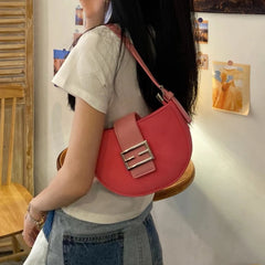 Vintage Crescent Mobile Phone Shoulder Bag