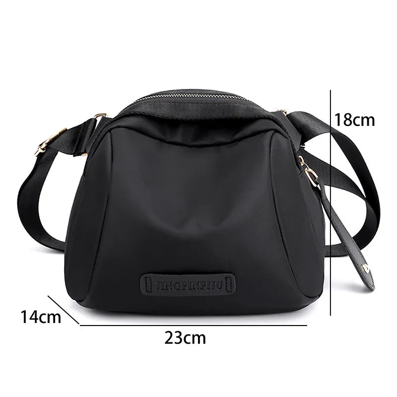 Women Oxford Messenger Bag Waterproof Diagonal Shoulder Bag