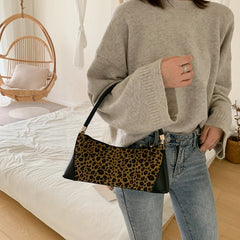 Vintage Patchwork Shoulder Bag for Women Handbag