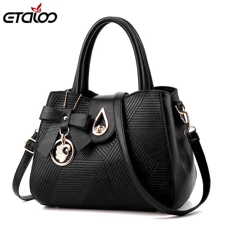 Women Handbag High PU Leather Totes Brief Bags Women Shoulder Bag