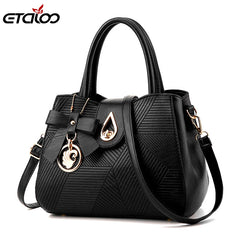 Women Handbag High PU Leather Totes Brief Bags Women Shoulder Bag