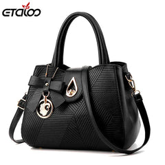 Women Handbag High PU Leather Totes Brief Bags Women Shoulder Bag