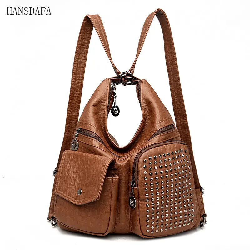 Women Handbag Solid Messenger Bag Large Capacity Casual Shoulder Bag