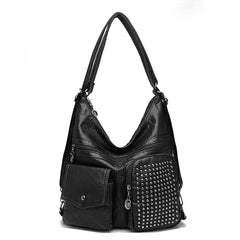 Women Handbag Solid Messenger Bag Large Capacity Casual Shoulder Bag