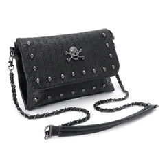 Rivet Skull Gothic Crossbody Shoulder Bag