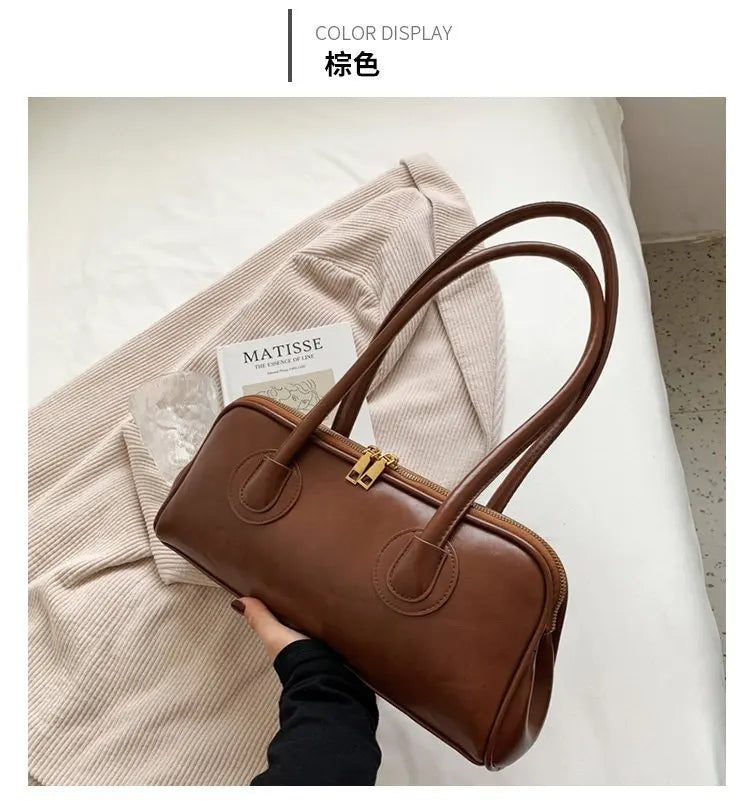 Vintage Leather Women's Shoulder Bag Handbag