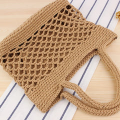 Bohemia Rattan Straw Shoulder Bag for Women