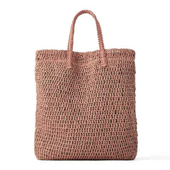 Women Straw Beach Bag Large Capacity Bohemia Shoulder Bag