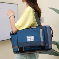 Women Handbag Wet Dry Separation Travel Duffel Bag