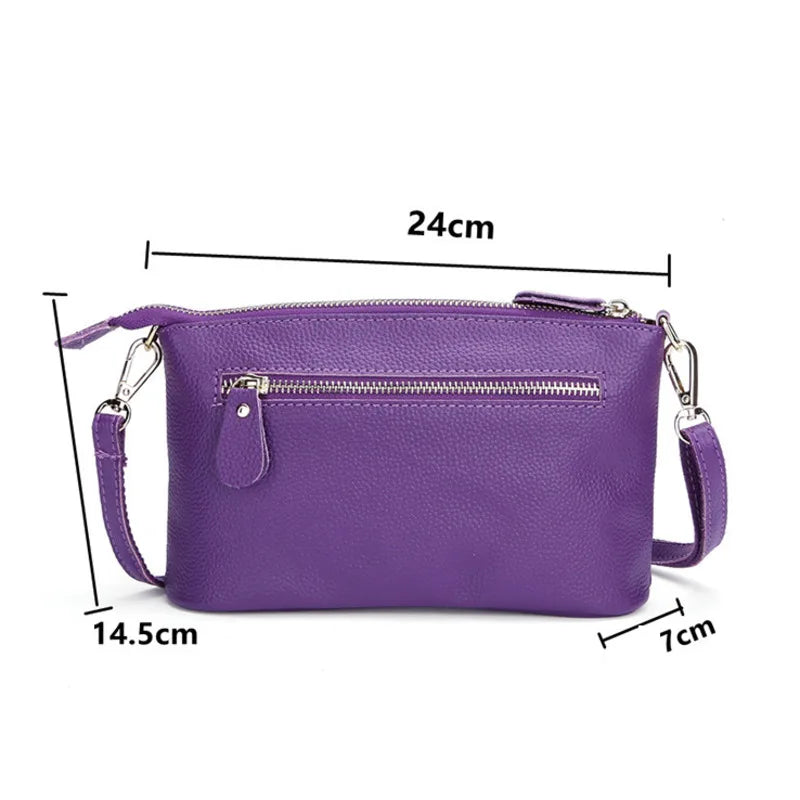 Women Shoulder Bag Leather Large Messenger Bag