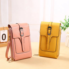 Women Handbags Female Pu Leather Shoulder Bags Touch Screen Hand bag Phone Purse