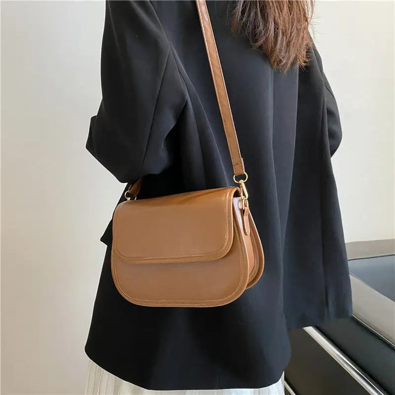 Leather Shoulder Crossbody Bag Lady Messenger Phone Cover