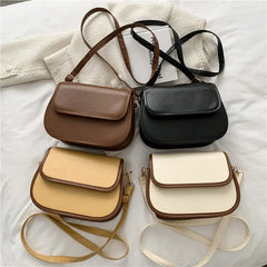 Leather Shoulder Crossbody Bag Lady Messenger Phone Cover