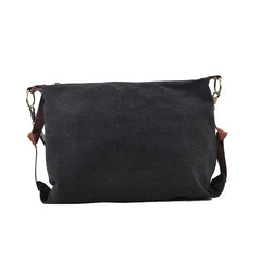 Retro Canvas Tote Shoulder Bags Women Crossbody Bags Large Solid Bags