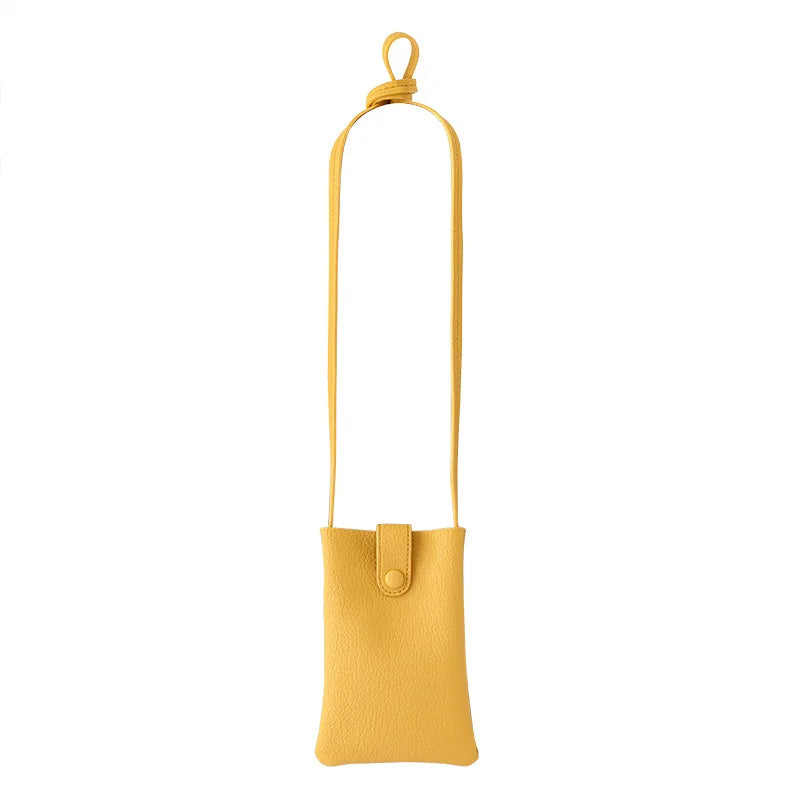 Women Pu Leather Shoulder Bag Slim Crossbody Phone Purse Dropshiping